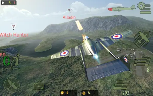 نبرد هواپیماهای جنگی Warplanes: Online Combat - اسکرین‌شات 11