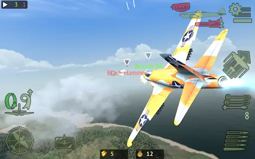 نبرد هواپیماهای جنگی Warplanes: Online Combat - اسکرین‌شات 12
