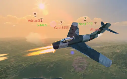 نبرد هواپیماهای جنگی Warplanes: Online Combat - اسکرین‌شات 14