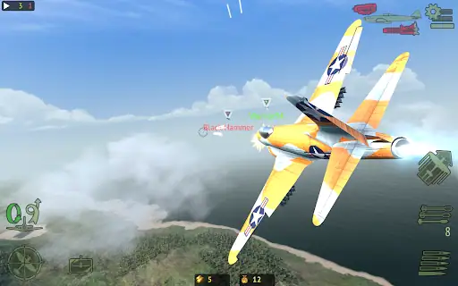 نبرد هواپیماهای جنگی Warplanes: Online Combat - اسکرین‌شات 20