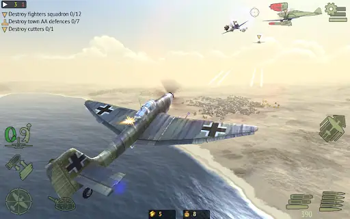 نبرد هواپیماهای جنگی Warplanes: Online Combat - اسکرین‌شات 21
