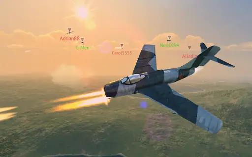 نبرد هواپیماهای جنگی Warplanes: Online Combat - اسکرین‌شات 22