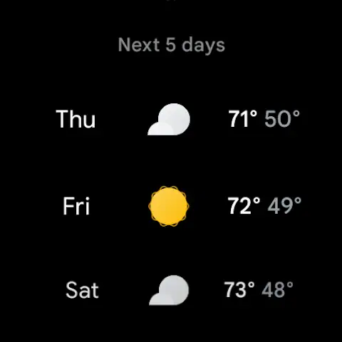 هواشناسی گوگل Google Weather - اسکرین‌شات 10