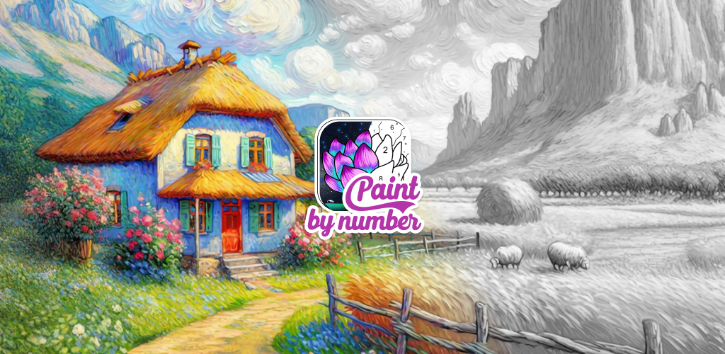 رنگ آمیزی پازلی Paint by Number