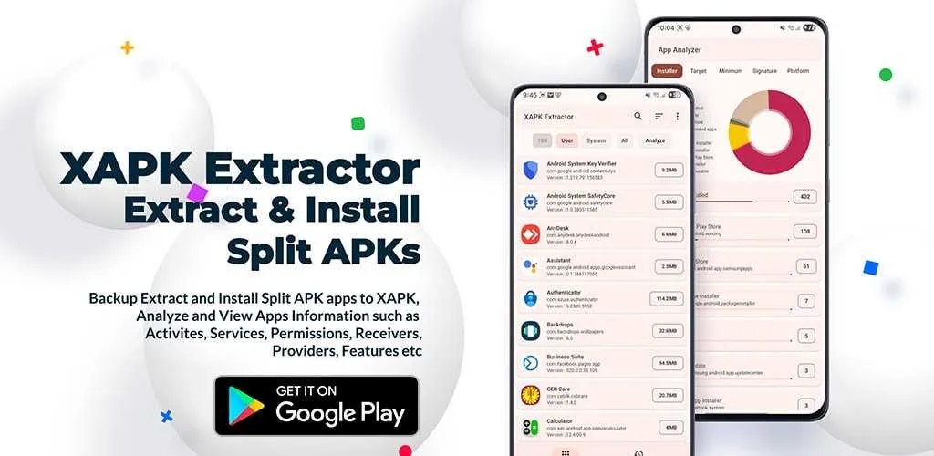 دانلود برنامه ایکس اپک اکسترکتور مود شده استخراج برنامه XAPK Extractor
