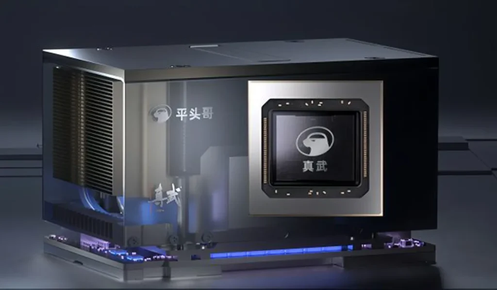 تراشه Zhenwu V900 در مقایسه با تراشه های رقیب در بنچمارک های هوش مصنوعی