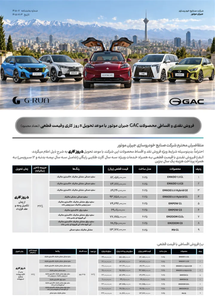 تصویری از مراسم افتتاحیه شعبه جدید جیران موتور در برج میلاد